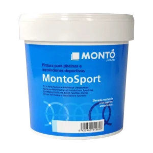 Montosport Piscinas Al Agua Blanco - Pintura Acrilica para Piscinas Base Agua - Blanco - 4LT